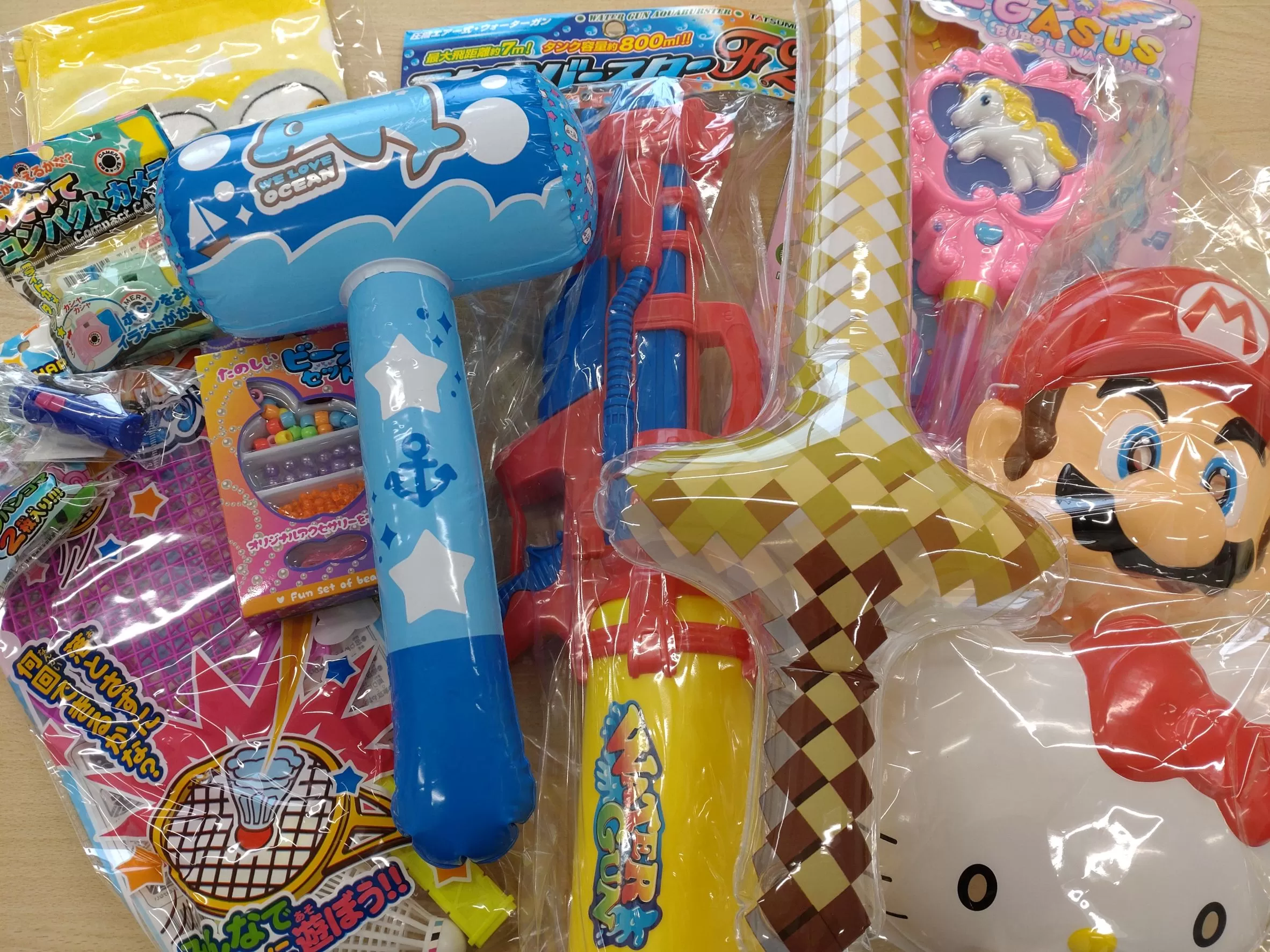 千本つりの賞品いろいろ大人向け賞品も準備中！