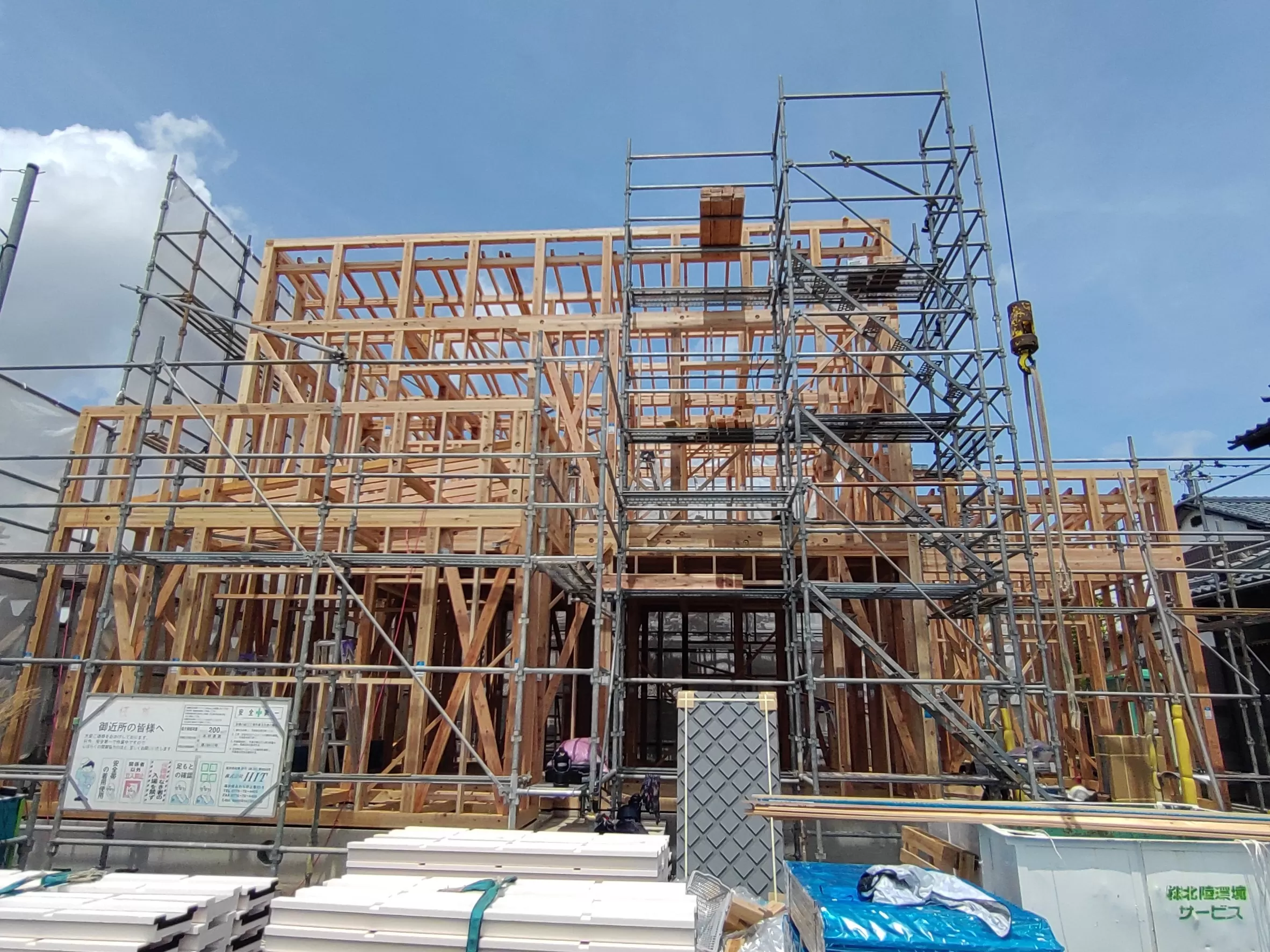 建て方状況　12時