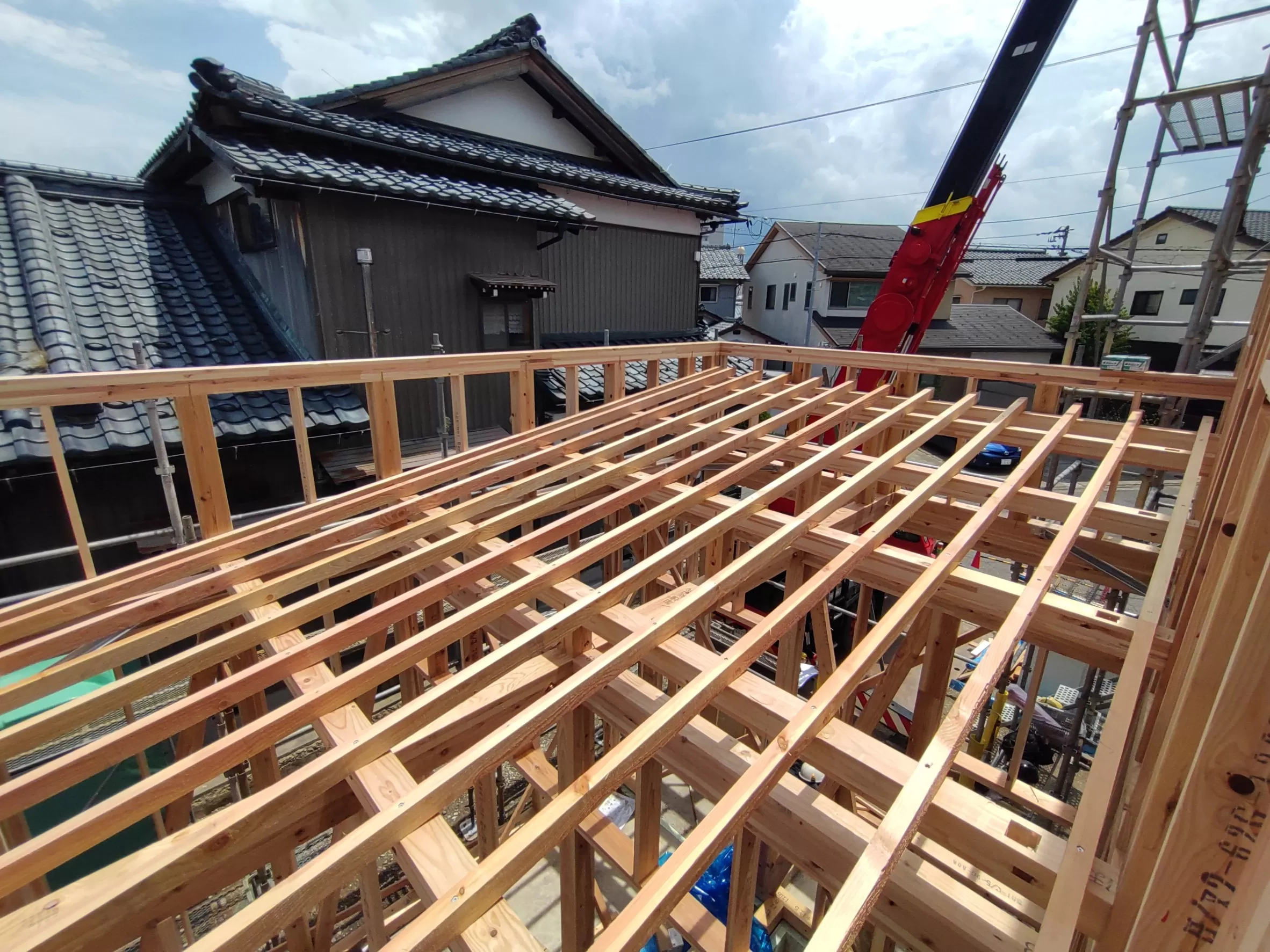 建て方状況　12時