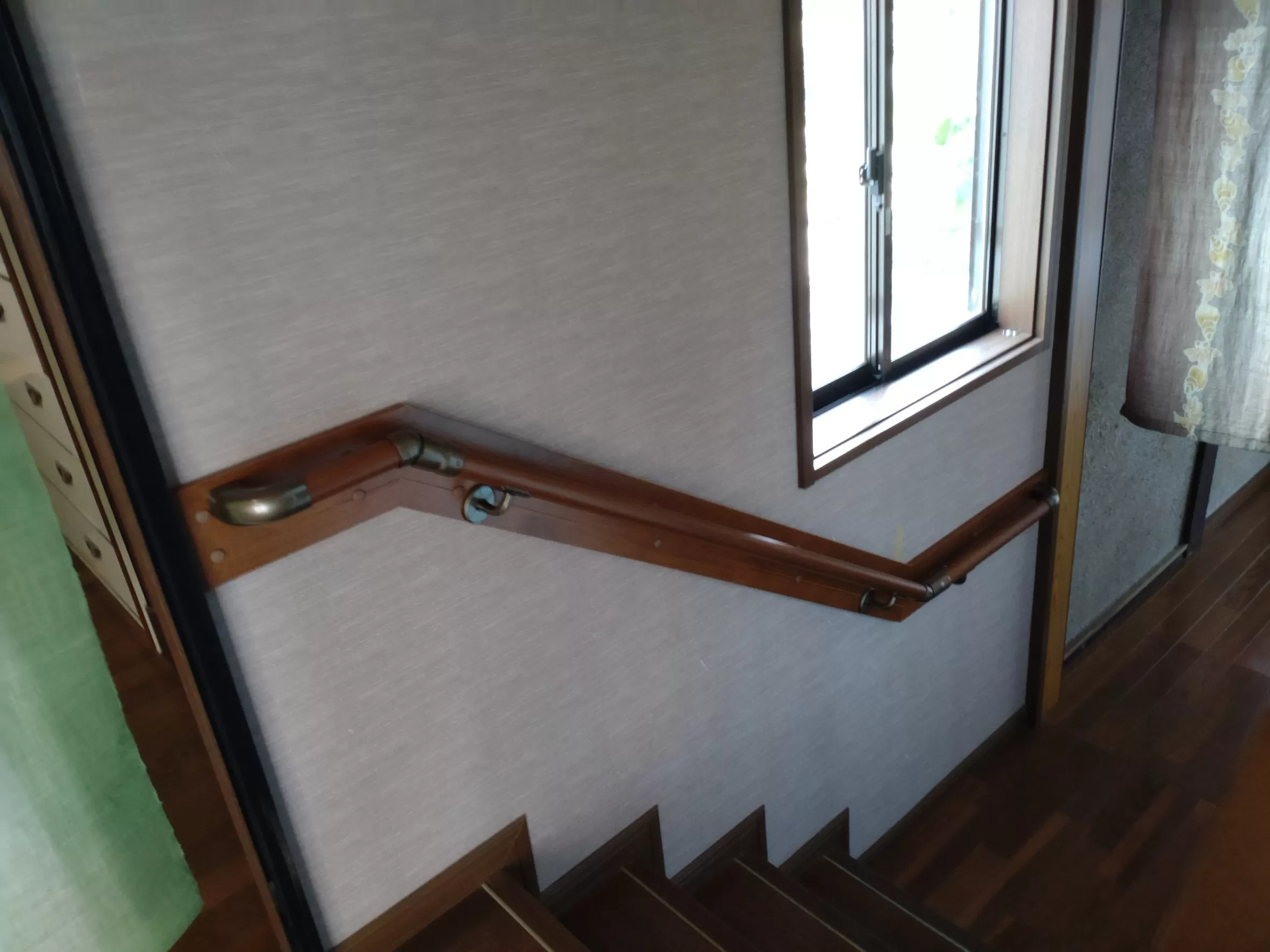 手摺り取付完了