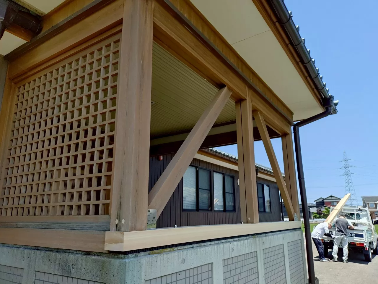 新規土台取付完了