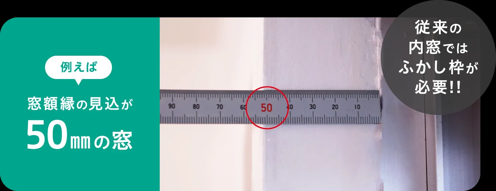 今までは「ふかし枠」が必要でしたが…