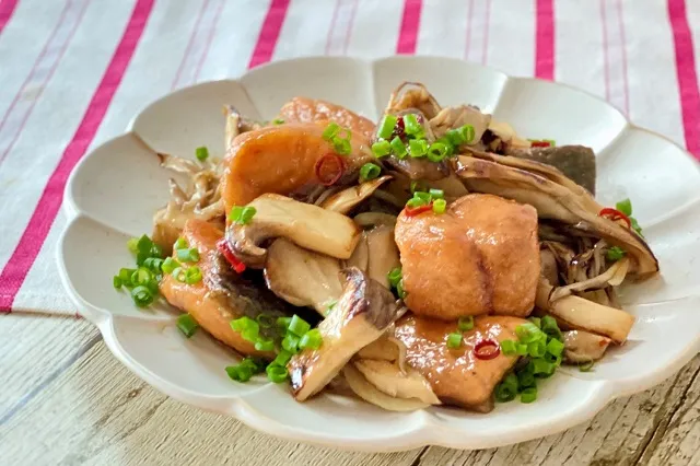 鮭ときのこの南蛮漬け