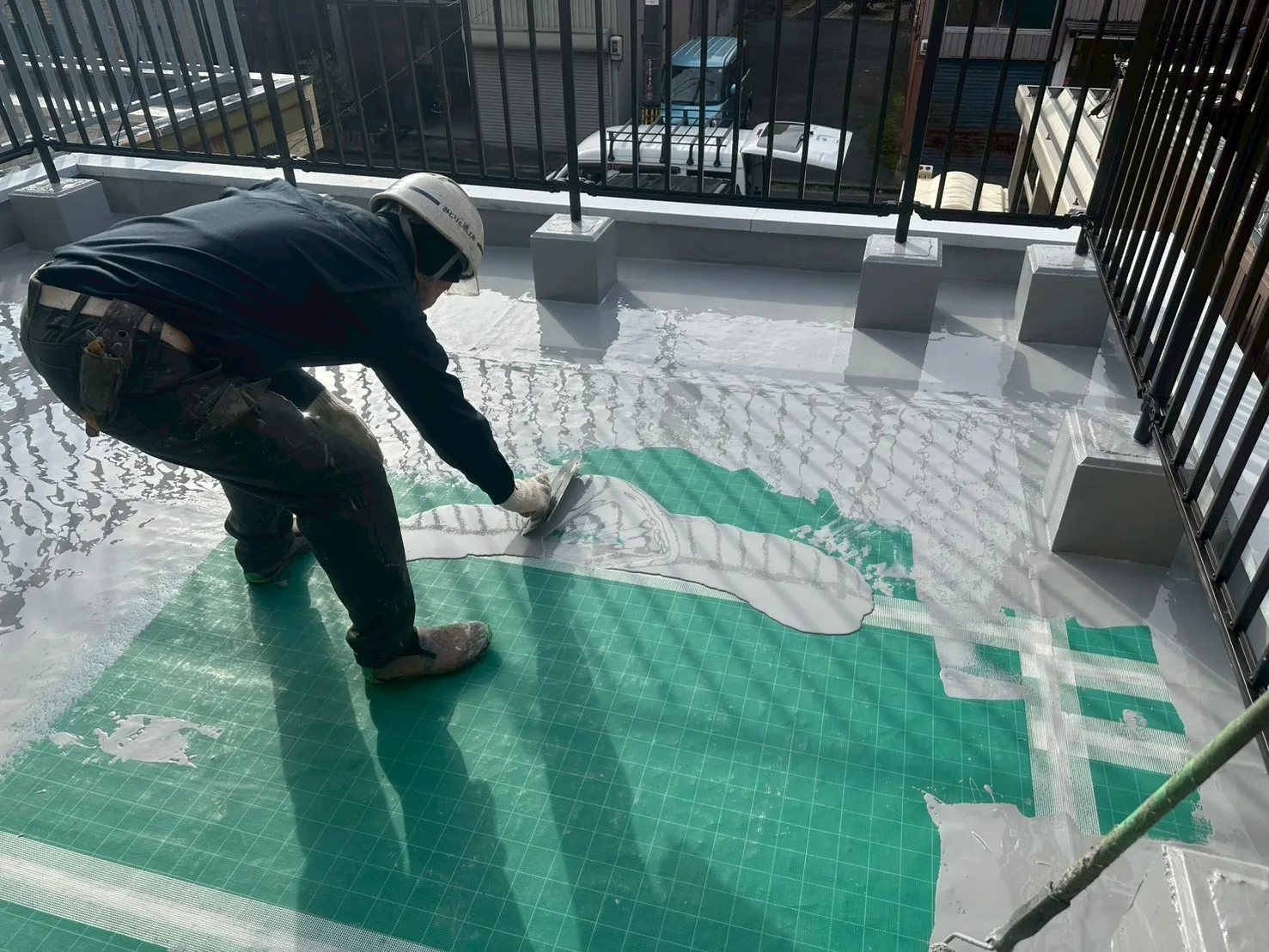 ｳﾚﾀﾝ1層目塗布