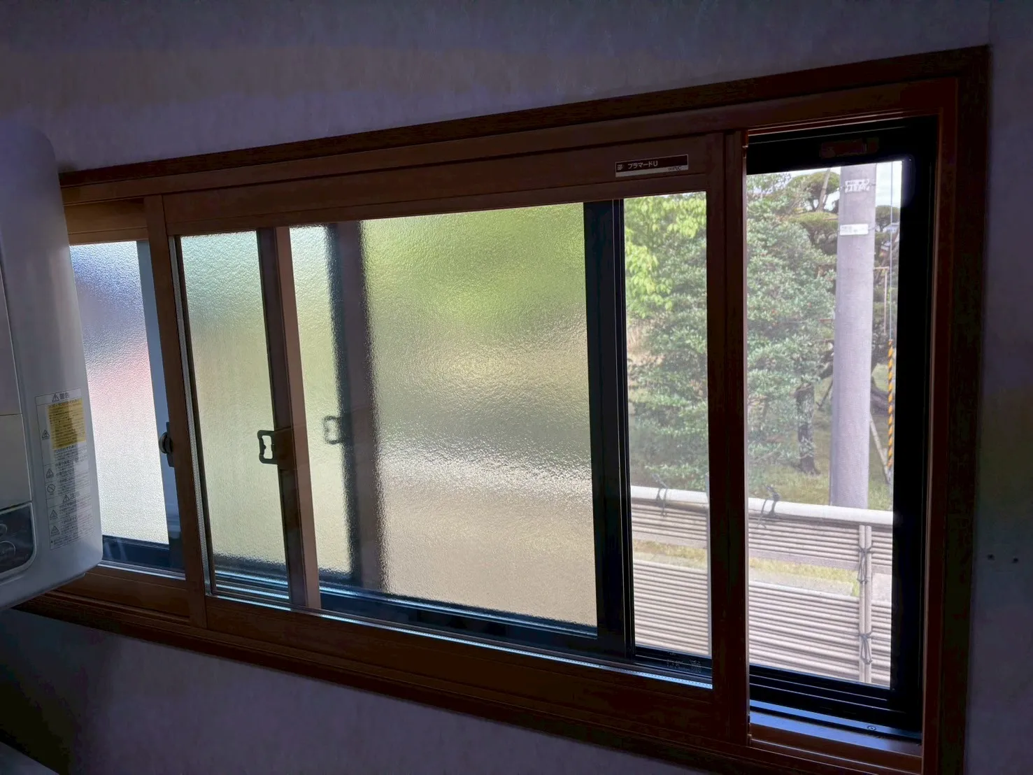 内窓取付後（脱衣室）