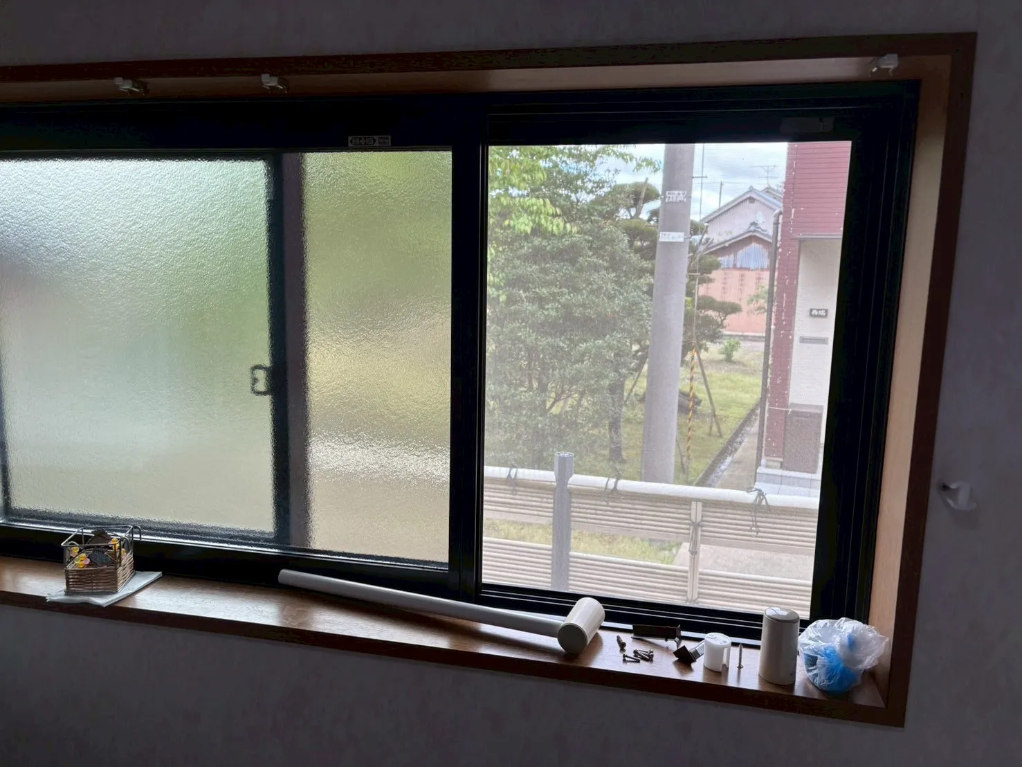 内窓取付前（脱衣室）