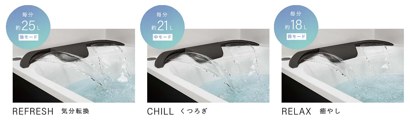 選べる3つのモード