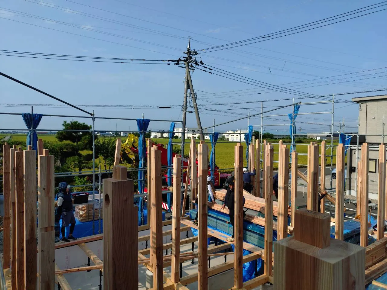 建て方開始