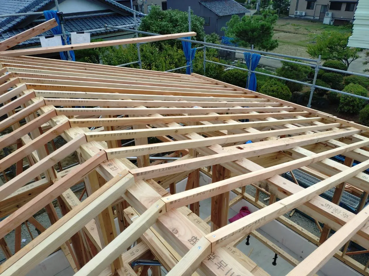 屋根垂木取付